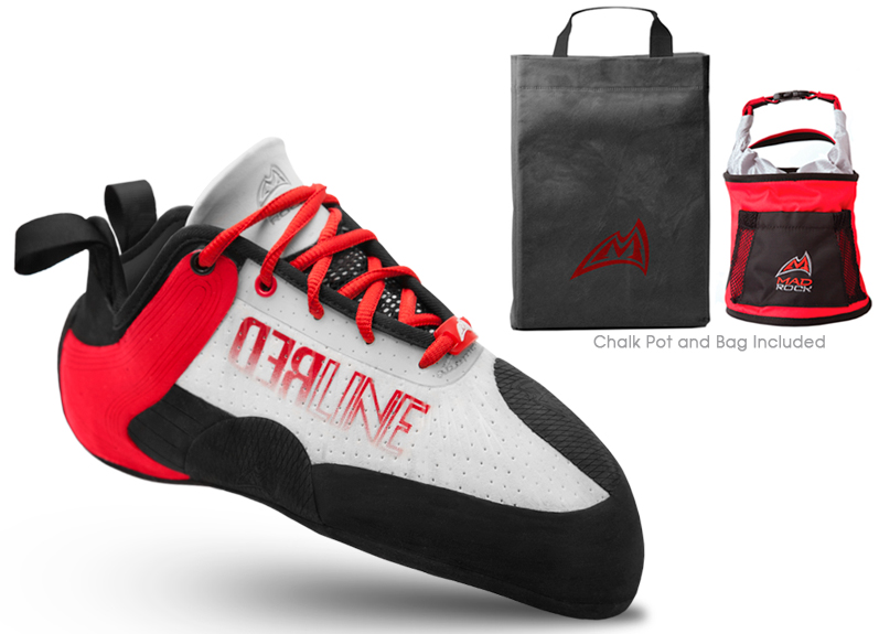 REDLINE SHOES + FREE CHALK POT + MAD ROCK BAG